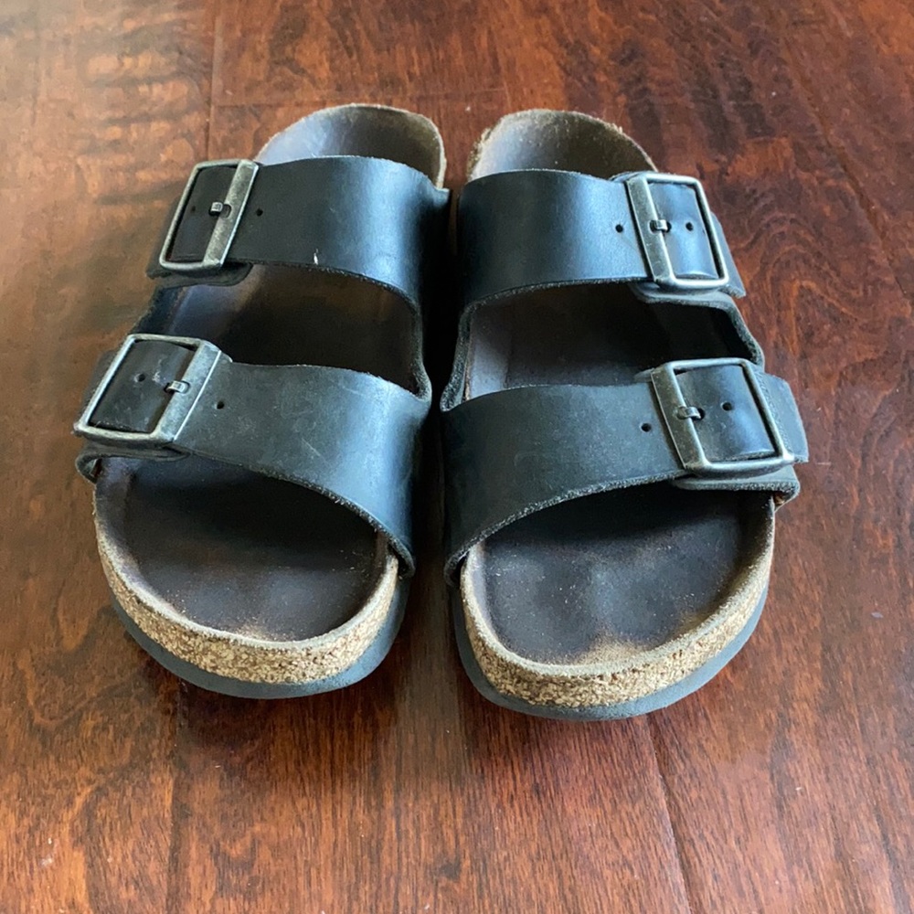 Black Arizona Birkenstock soft bed